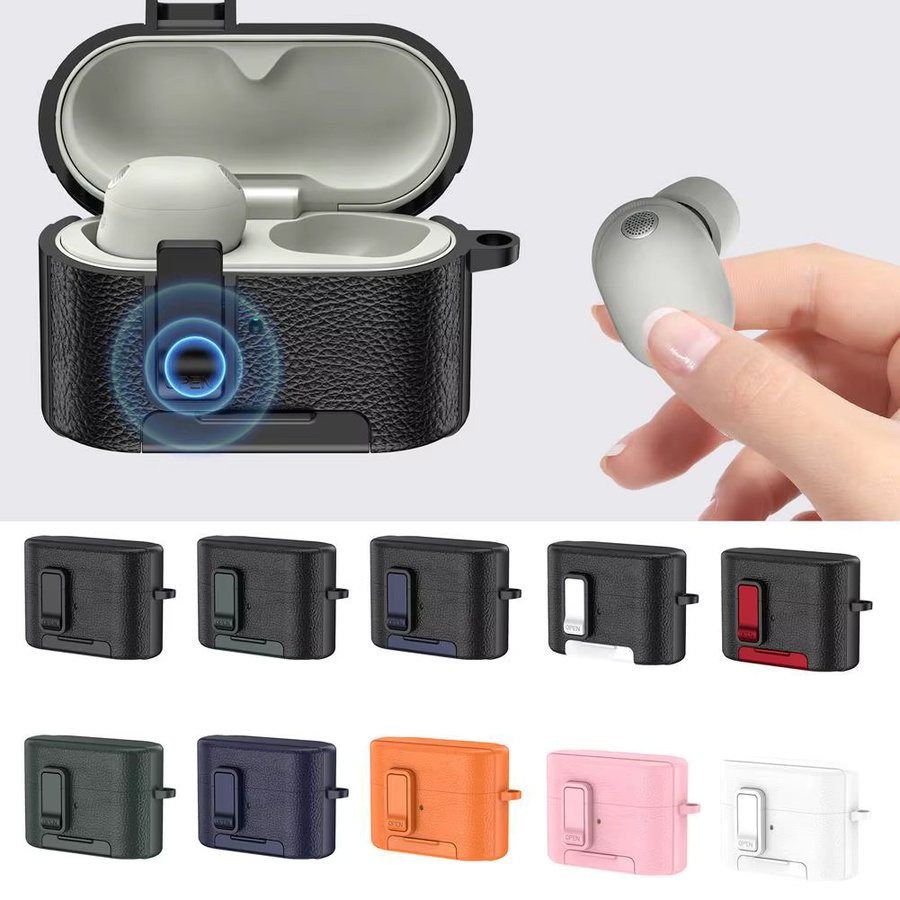 Schutzhülle für Sony WF-1000XM6 Bluetooth-Kopfhörer mit Verriegelungshalterung - Bild 2