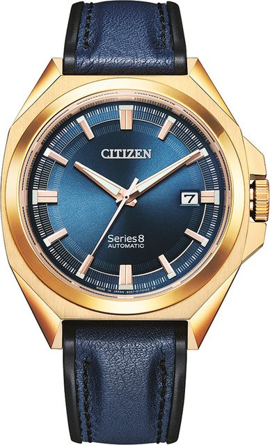Citizen Automatik Herrenuhr, Edelstahl, Blau, 40 mm, 10 ATM - Bild 1
