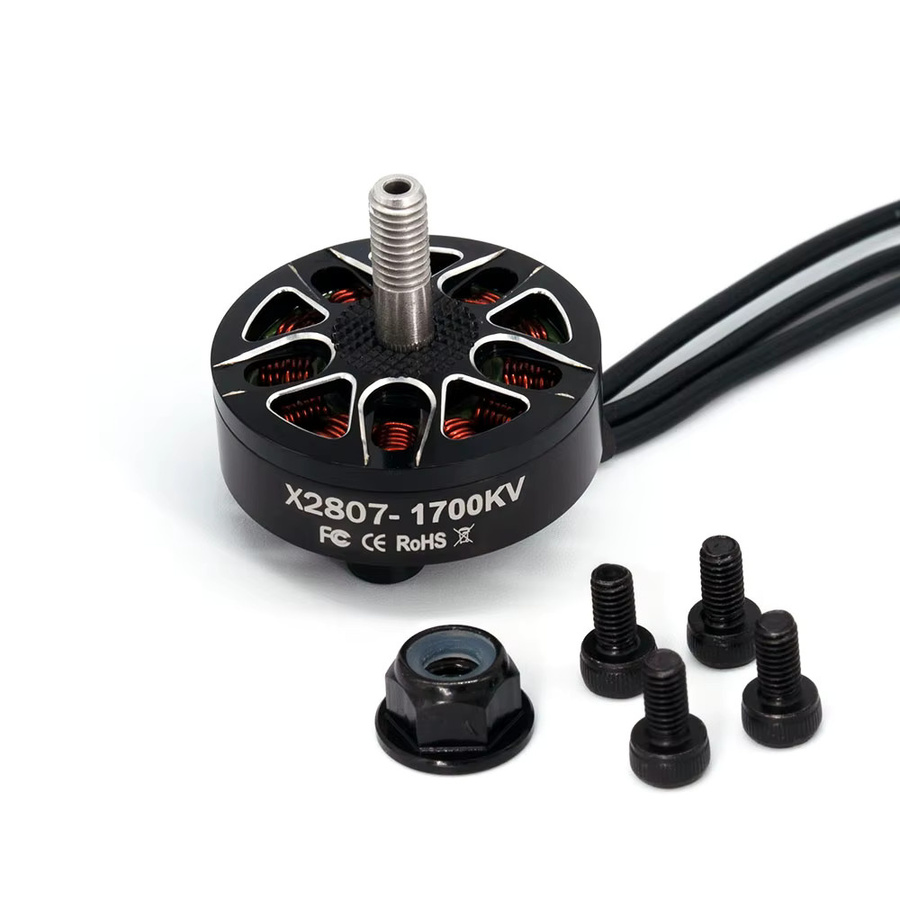 Dogmang Bürstenloser Motor X2807 für FPV Freestyle 7 Zoll Long Range Drohnen DIY Teile, Farbe: Schwarz - Bild 3