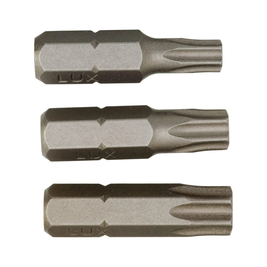 LUX-TOOLS Bit-Satz für Schraubendreher mit TX25, TX30 und TX40 - Bild 2