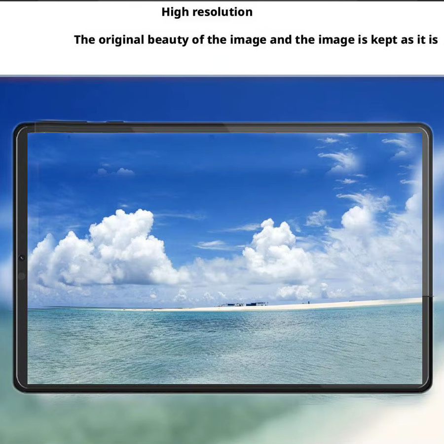 Headwolf Titan 1 Displayschutzfolie aus gehärtetem Glas, 8,8 Zoll, transparent, HD-klar und kratzfest - Bild 4