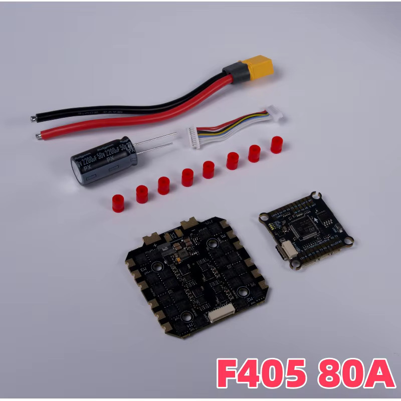 DJI F405/F722 Flugsteuerung und 55A/65A 4in1 ESC Stack BLHeli_s für Freestyle FPV und Renn-Drohnen, Schwarz, Montagegröße: 30,5 x 30,5 mm - Bild 3