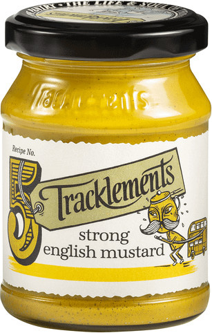 Tracklements Senf Strong scharf 140 g - Bild 1