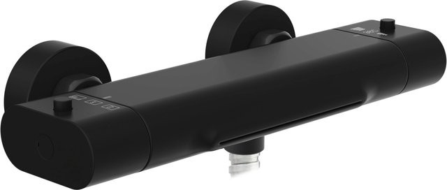 EISL CARNEO Badewannenarmatur mit Schwallauslauf, Wandmontage, Schwarz matt - Bild 1