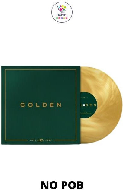 BTS Jung Kook GOLDEN Vinyl LP Musikalbum in Gold - Bild 1