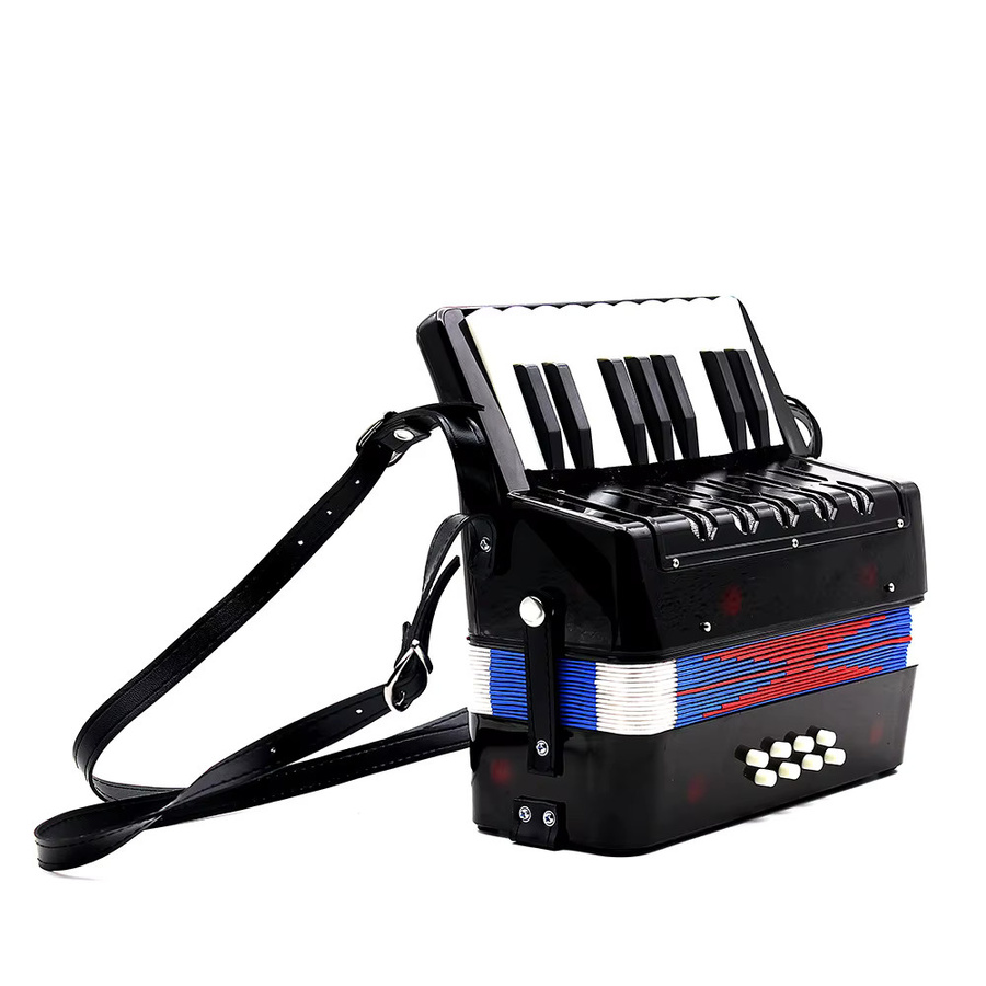 IRIN Akkordeon, Musikinstrument, 17 Tasten, 8 Bass, Rhythmus-Training - Bild 3