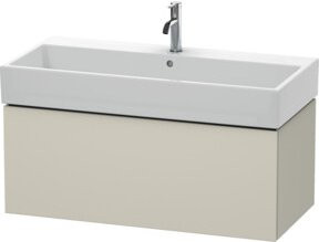 Duravit L-Cube Waschtischunterschrank wandhängend, Beige, B/T/H: 98,4 x 45,9 x 39,4 cm - Bild 1
