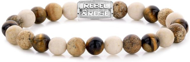 Rebel & Rose Armband, Edelstahl, Unisex - Bild 1
