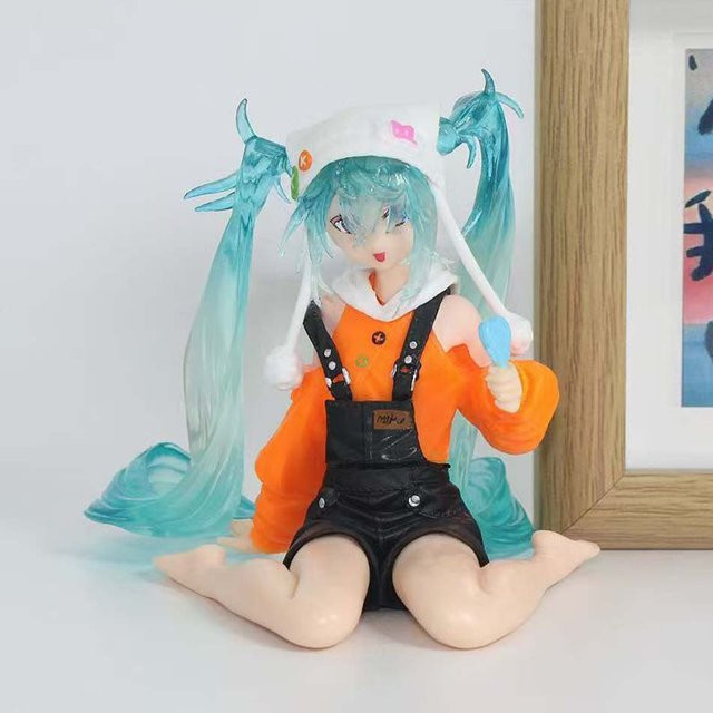 FuRyu Hatsune Miku Nudelstopper Lollipop Ver. Actionfigur PVC 15cm - Bild 1