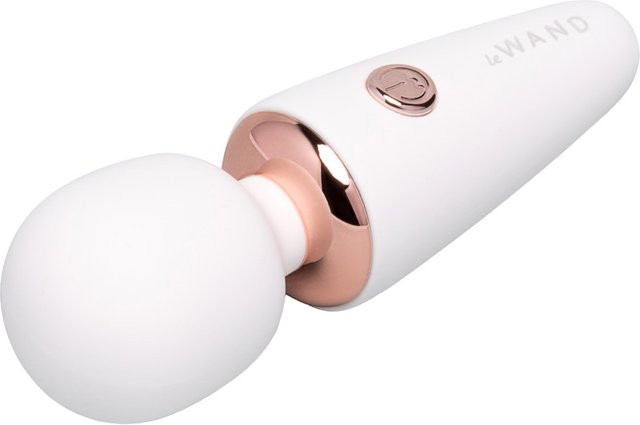 Massagestab Mini Vibe Microwand in Weiß, B/T/H: 14,5 x 9,0 x 3,0 cm - Bild 1