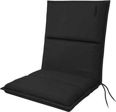 DOPPLER Sitzauflage City aus 100 % Polyester, anthrazit-schwarz, B/L/H: 48 x 100 x 6 cm - Bild 1