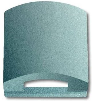 Busch-Jaeger Abdeckung aus Aluminium in Weißaluminium RAL 9006 - Bild 1