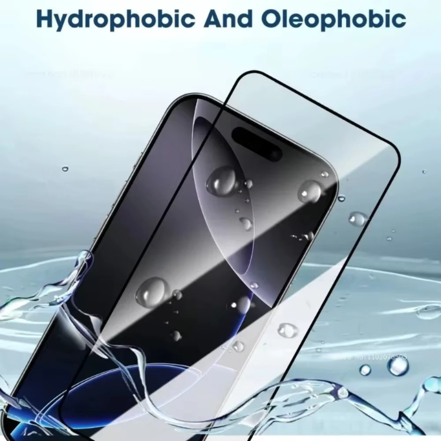 Set aus 4 Teilen mit 2 Panzerglas Vollabdeckungen und 2 Kameraschutzfolien für Apple iPhone, Farbe Transparent - Bild 3