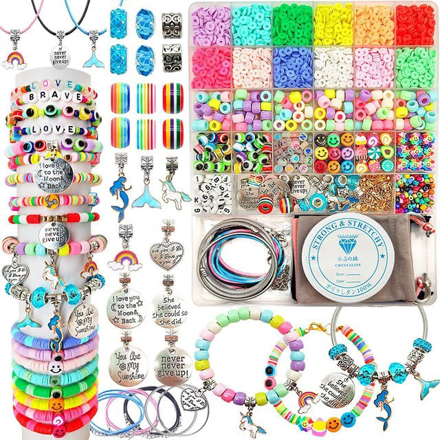 SMI Fine Perlen Charms Schmuckherstellung Kit, Kinder - Bild 1