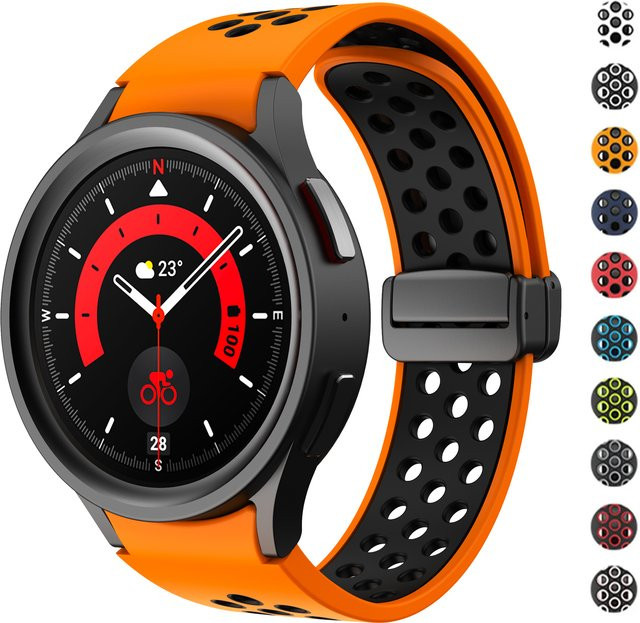 Geekthink Uhrenarmband Silikon, Magnetisch, Unisex - Bild 1