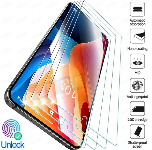 Samsung Galaxy S25 S24 S23 S22 S21 S20 Plus FE Schutzfolie aus gehärtetem Glas, transparent, 2-4 Stück - Bild 1