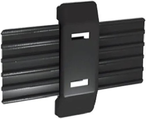 Camar Endstück 821/20 für Anwendungsschiene aus Kunststoff in Schwarz - Bild 1