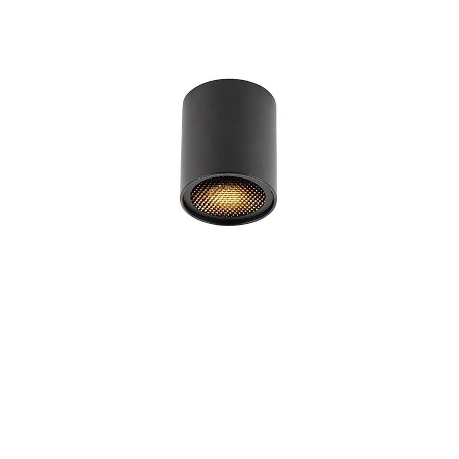 QAZQA Design-Aufbaustrahler Tubo Honey in Schwarz, GU10, dimmbar, Aluminium, Durchmesser: 50 mm - Bild 2