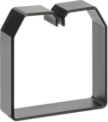 Hager LK750753 Klammer aus Kunststoff in Anthrazit und Grau, 50 Stück, B: 7,5 cm, H: 7,5 cm - Bild 1