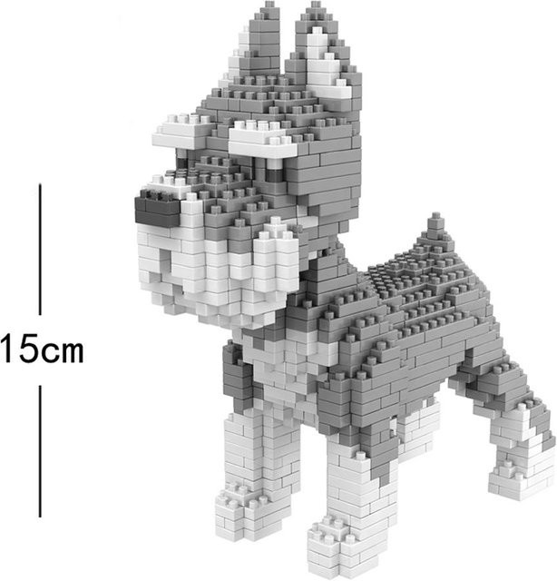 Linyi toy Schnauzer Hund Bausatz, ab 14 Jahren - Bild 1