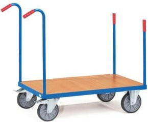 Fetra Rungenwagen 2580 in Blau mit TPE-Reifen und 500 kg Tragkraft - Bild 1