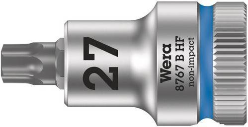 Wera Zyklop Bitnuss TX 27 Steckschlüsseleinsatz mit 3/8 Zoll Antrieb in Silber - Bild 1