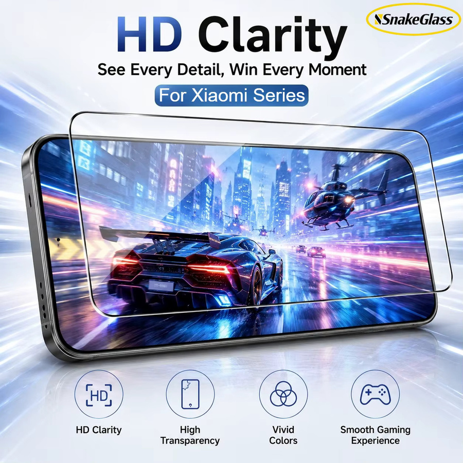 4 Stück HD Panzerglas Displayschutzfolie für Xiaomi 17T Pro 15 14T 13T 12Lite 11i 10T Pro 5G 9T Pro 8 Pro in Transparent - Bild 6
