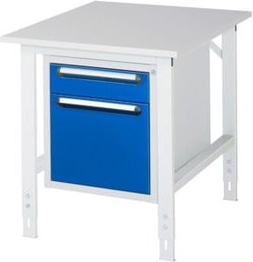 Rau Arbeitstisch Tom KM05 höhenverstellbar, B: 75 cm, T: 100 cm, H: 76-108 cm - Bild 1