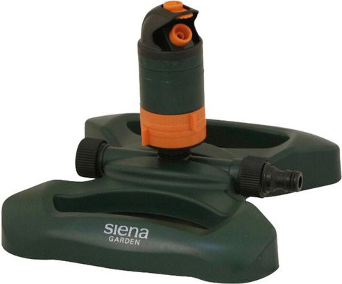 SIENA GARDEN Kreis- und Sektorenregner in Orange und Grün mit 1/2 Zoll Anschluss und einstellbarem Radius von 200 bis 10000 cm - Bild 1