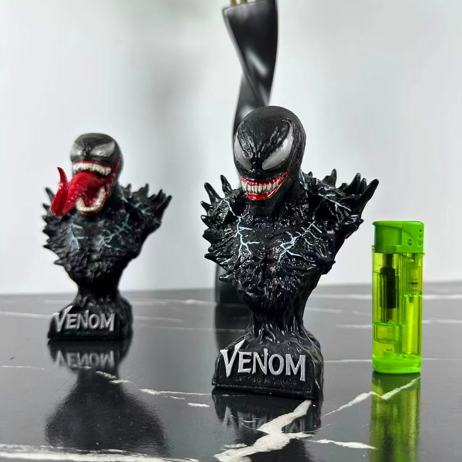 Hot Toys Venom Kopf Statue, Harz, 14cm, Einzelfigur - Bild 2