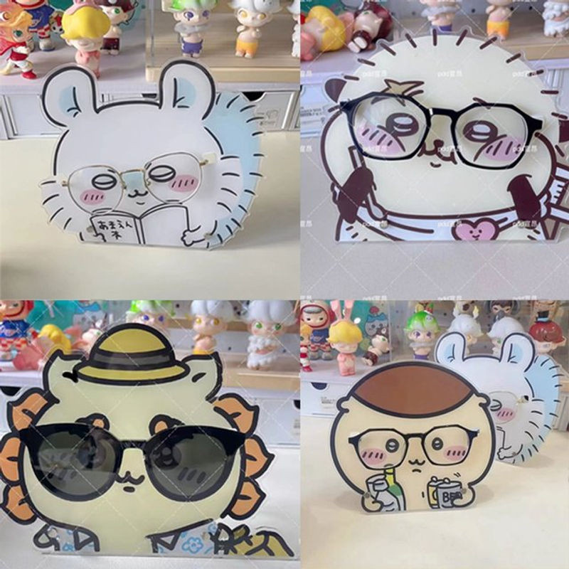 Chiikawa Dekorationsfigur Hachiware und Momoga aus Kunststoff, mehrfarbig, ideale Tischdekoration und Geschenk für Kinder - Bild 1