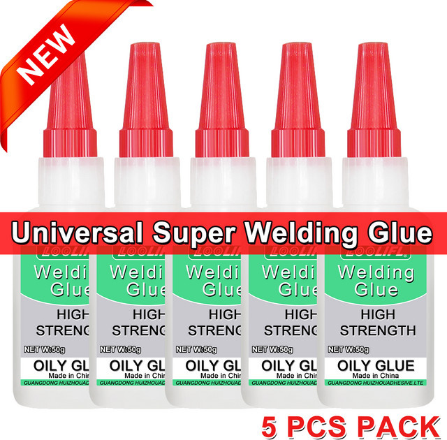 Loolifl Superkleber Universeller Cyanacrylat-Kleber Transparent für Holz, Metall und Keramik - Bild 1