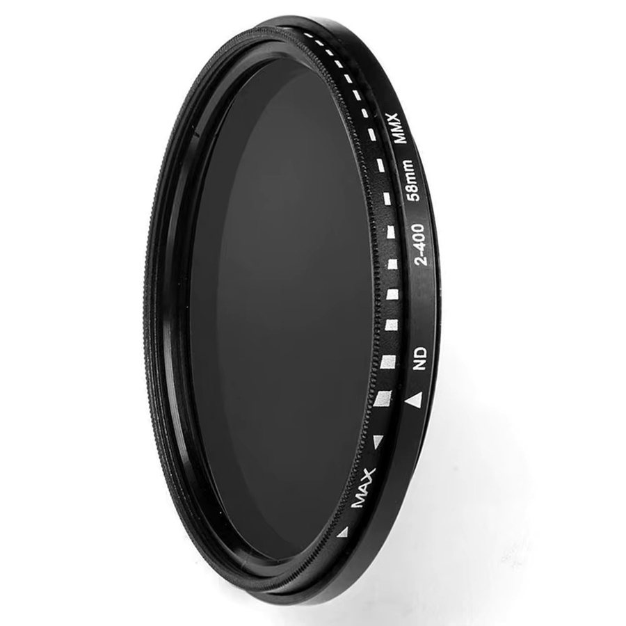 Variabler ND-Filter für deine Kamera, Einstellbarer Neutraldichtefilter ND2-ND400 in Schwarz - Bild 6