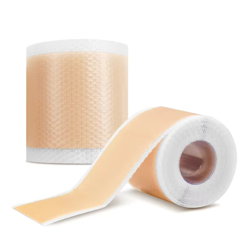 Beige elastische Silikon-Narbenbinde, Unisex - Bild 1