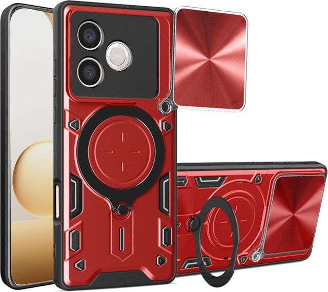 Techsuit CamGuard Pro Schutzhülle für Honor 600 Lite in Rot - Bild 1