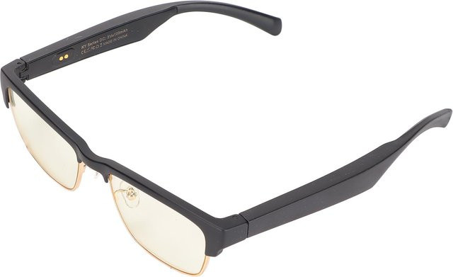 Intelligente Bluetooth-Brille in Schwarz mit Stereo-Doppeltonkanal, wasserfest und für Telefonate geeignet - Bild 1