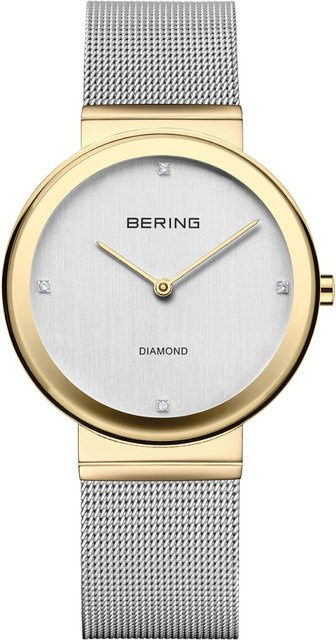 Bering Damenuhr, Quarz, Edelstahl, Silber, 35 mm, Saphirglas - Bild 1
