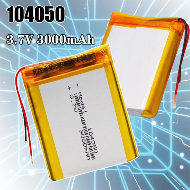 Robinella Lithium-Polymer-Akku 3,7 V 3000 mAh in Gelb für GPS, MP3, MP4, PDA und Kamera - Bild 1