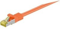 Goobay Patchkabel RJ-45 SFTP Cat 7 Ethernet LAN Kabel Orange - Bild 1