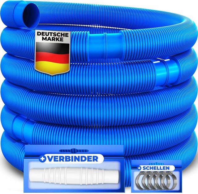 KESSER Poolschlauch in Blau als flexibler Schwimmbad-Saugschlauch mit Muffen für Pool und Schwimmbecken - Bild 1