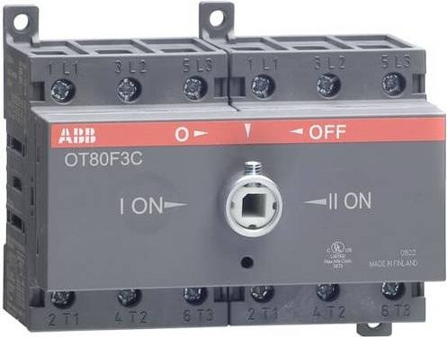 ABB Lastumschalter 3-polig in Schwarz und Grau 1SCA105402R1001 - Bild 1