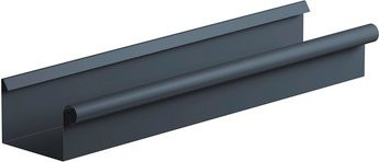 Sarei Kastenrinne aus Aluminium in Grau, Nennweite: 75 mm - Bild 1