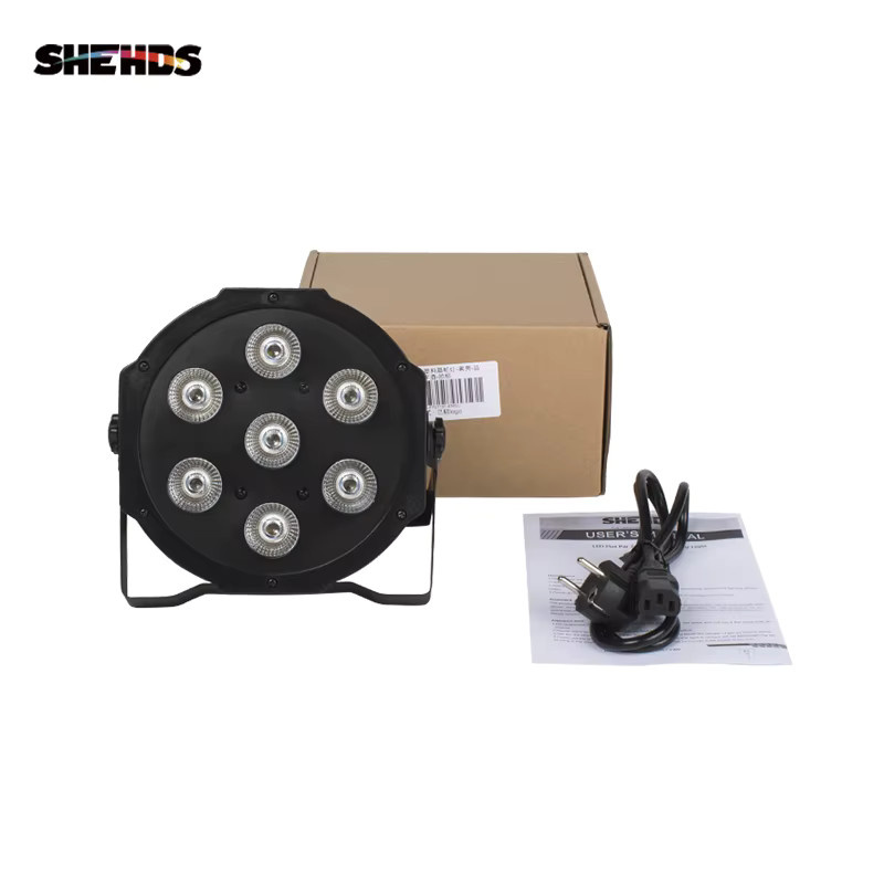 SHEHDS LED Flat Par Light RGBW Bühnenbeleuchtung Schwarz - Bild 4