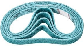 PFERD Vlies Schleifband VB für Feinschliff und Finish, Körnung: A240, B/T: 20 x 520 mm, Farbe: Blau/Türkis - Bild 1