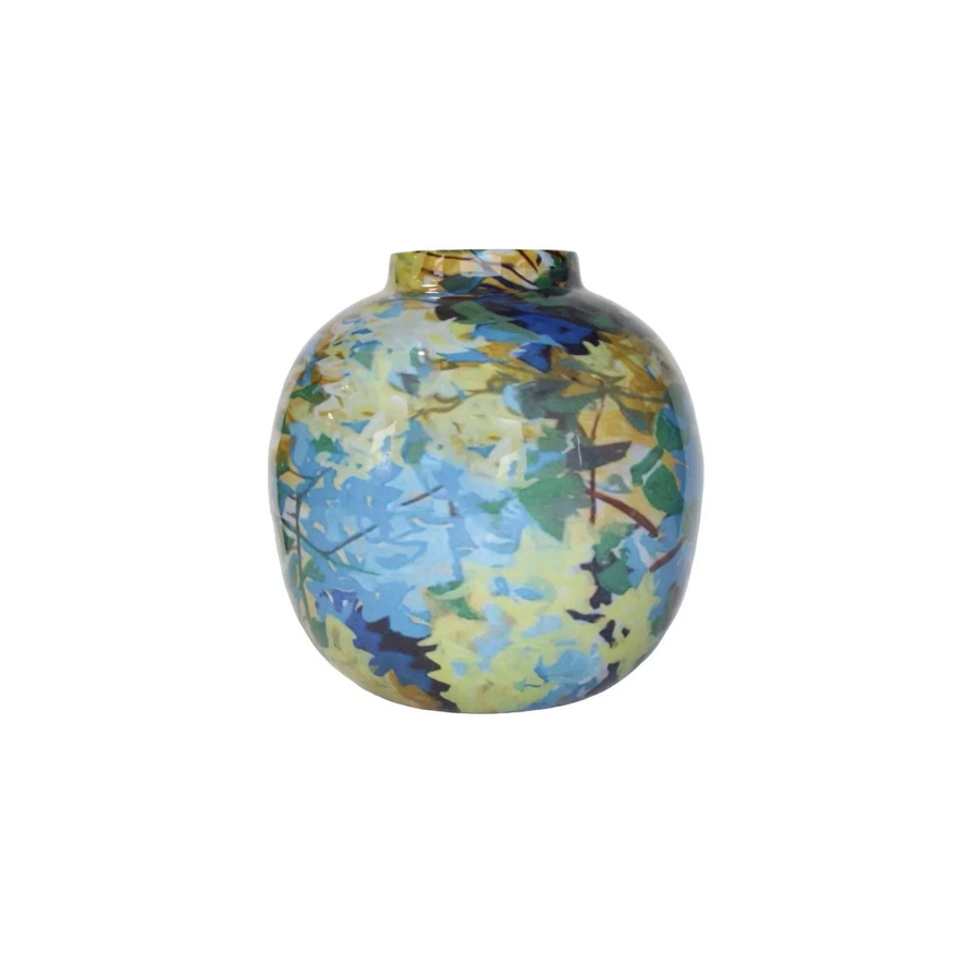 House of Nature Vase Francis Sling Blue Bloom Harmony in Blau und Gelb mit Blumenmuster, Höhe: 27 cm - Bild 1