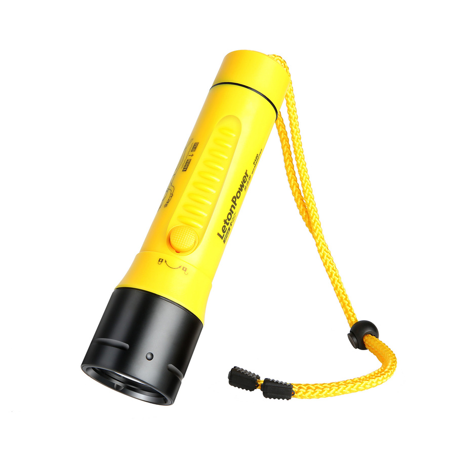 LetonPower LED Unterwasserlampe IPX8 wasserdichte Tauchlampe mit Fokus für Outdoor und Nachtfischen in Gelb - Bild 5
