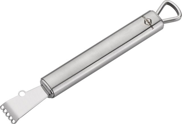 Kuechenprofi Zitronenzester PARMA aus Edelstahl in Silber - Bild 1