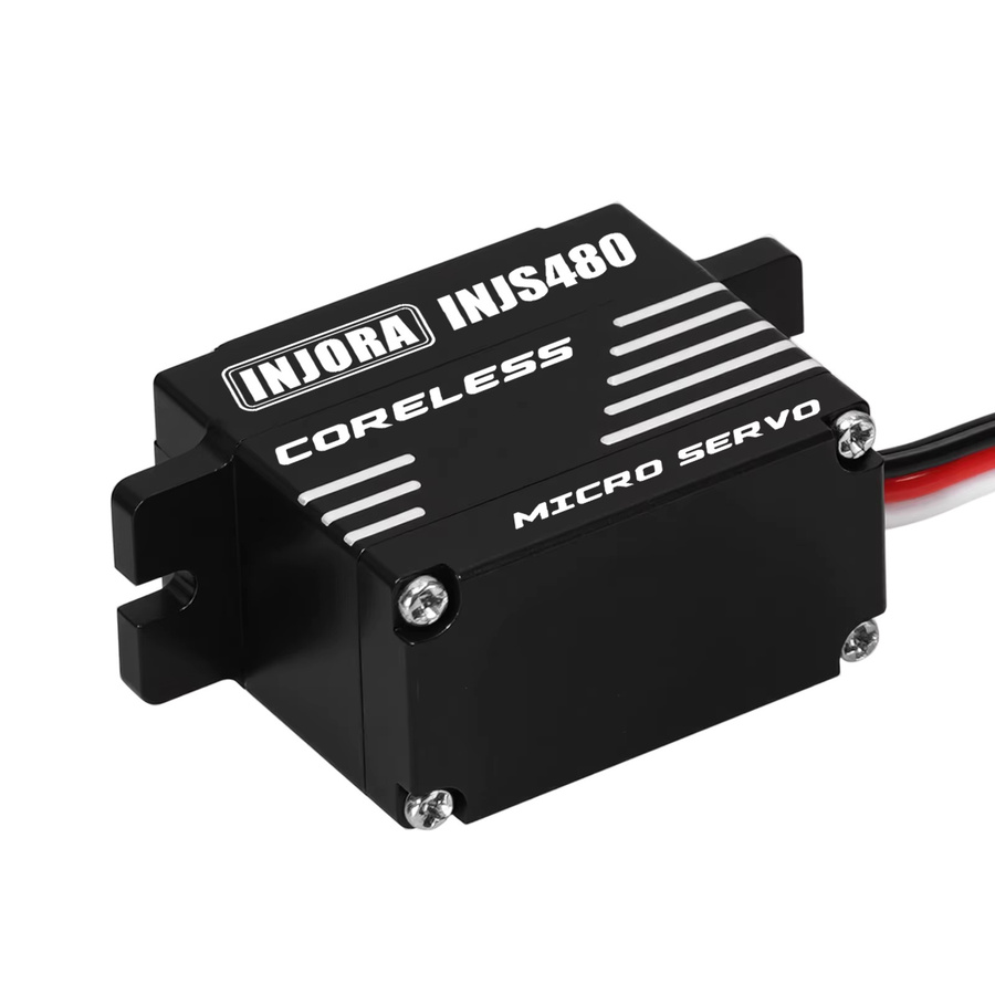 INJORA INJS480 Coreless Micro Servo mit Servo Saver, Schwarz - Bild 4