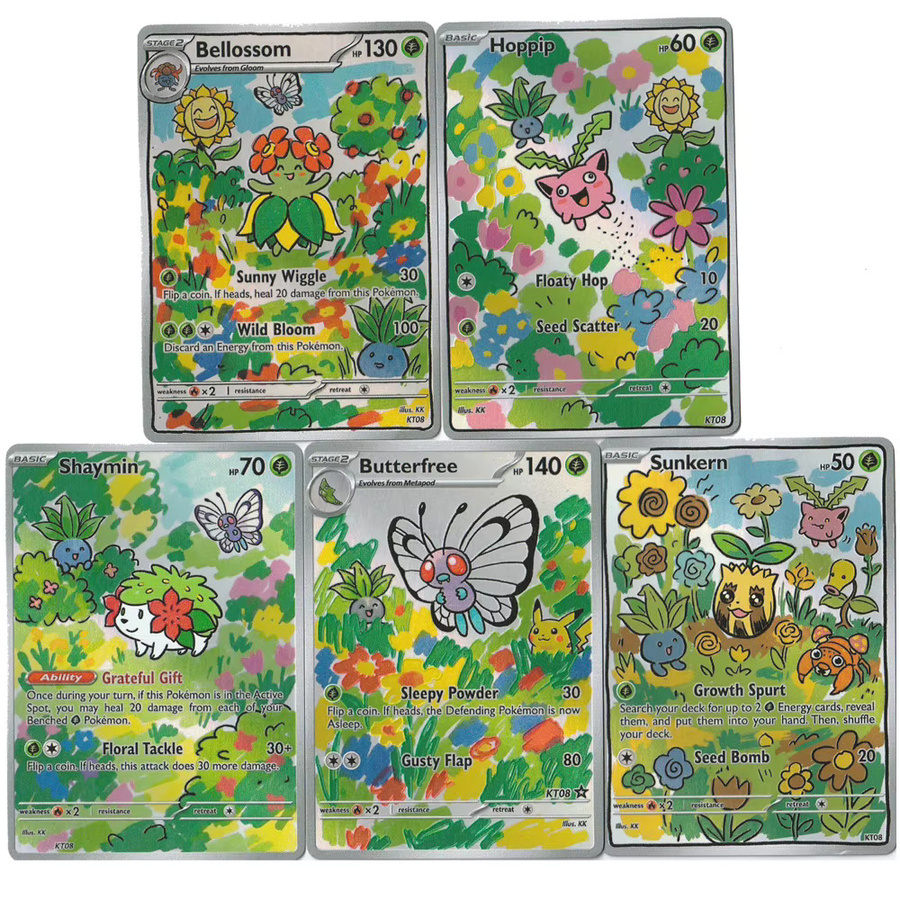 Keeppley Pokémon-Karten PTCG Illustrationen, Bunt / Mehrfarbig - Bild 1