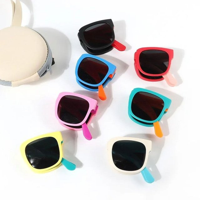 Gootrades Sonnenbrille Kinder, quadratisch, Vollrand, Kunststoff - Bild 1
